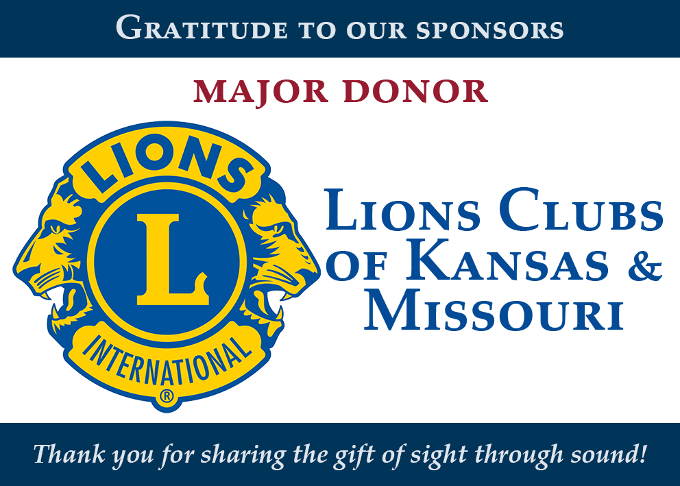 Thank you for the Lions Clubs of Kansas